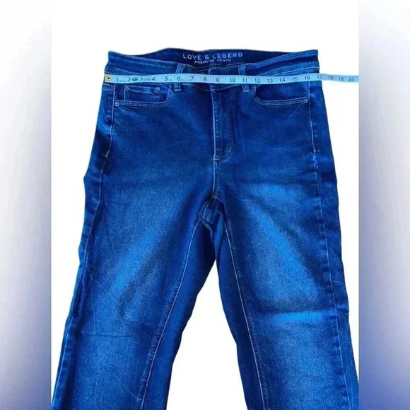 Addition Elle, Plus-Size Indigo Jeans  With Contemporary Fading, Size 14W - Picture 5 of 9